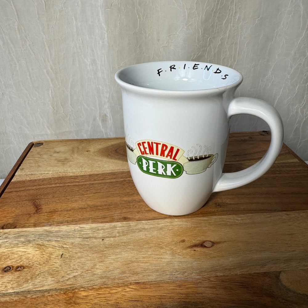 Silver Buffalo Friends Central Perk Coffee Mug 16oz White Ceramic TV Show